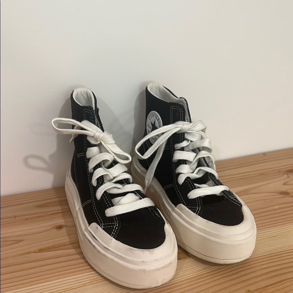 Converse Black and White High-Top Sneakers